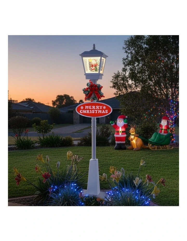 Christabelle 1.8m Christmas Lamp Post Outdoor Display Decoration LED Lights Front Yard Lawn Statue image 7