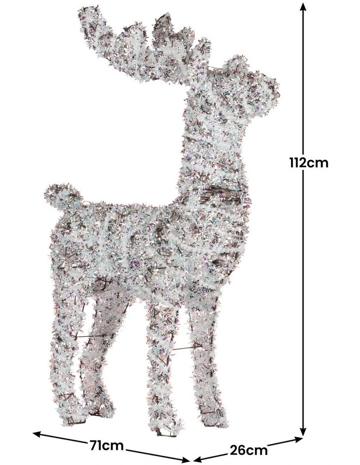 Christabelle 112cm Animated Reindeer Christmas LED Lights Indoor Outdoor Yard Statue Decoration image 5