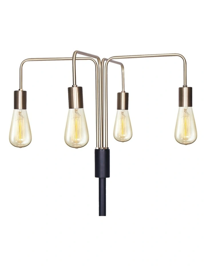Sarantino 4-Light Industrial Floor Lamp image 2