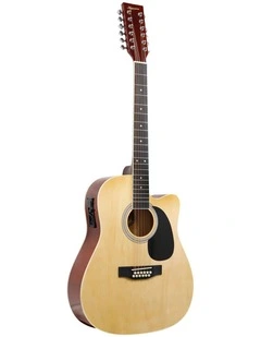 Karrera 12-String Acoustic Guitar with EQ - Natural