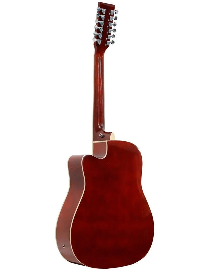 Karrera 12-String Acoustic Guitar with EQ - Natural image 2
