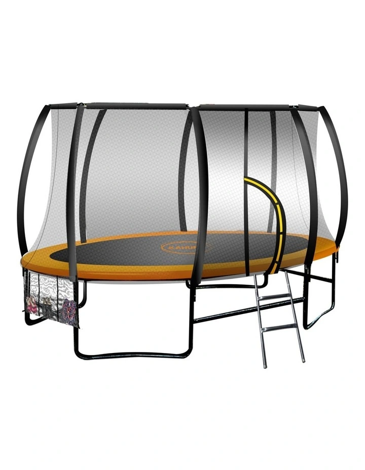 Kahuna Trampoline 8 ft x 14 ft Oval Outdoor - Orange image 1