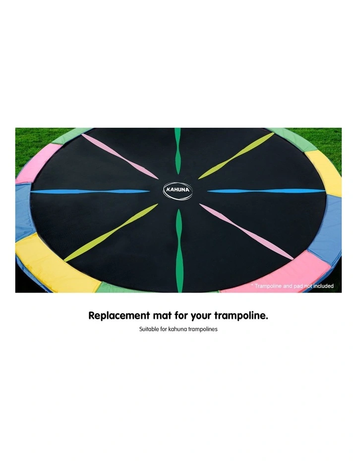 Kahuna 12ft Trampoline Replacement Spring Mat - Rainbow image 2