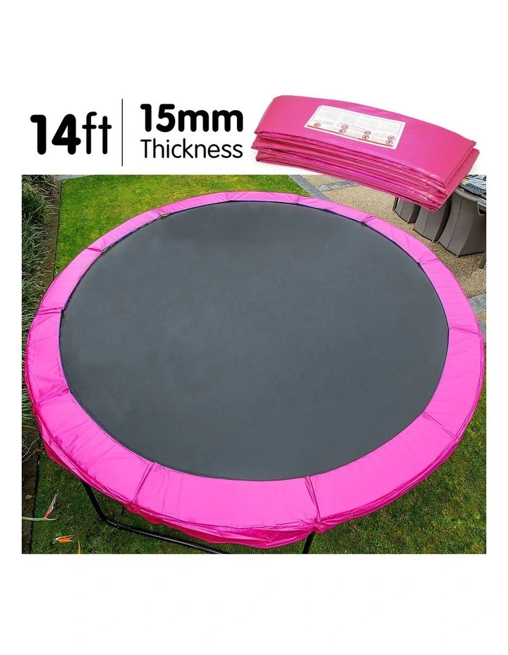 Powertrain Replacement Trampoline Spring Safety Pad - 14ft Pink image 4