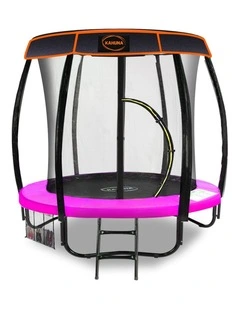 Kahuna Trampoline 6 ft with Roof - Pink