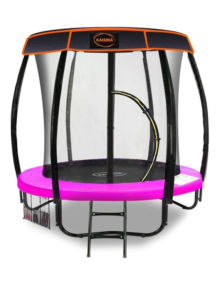 Kahuna Trampoline 6 ft with Roof - Pink image 1