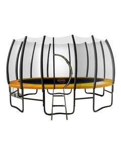 Kahuna 14 ft Springless Trampoline with Basketball Set
