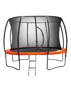 Kahuna 12 ft Trampoline Orange Blue