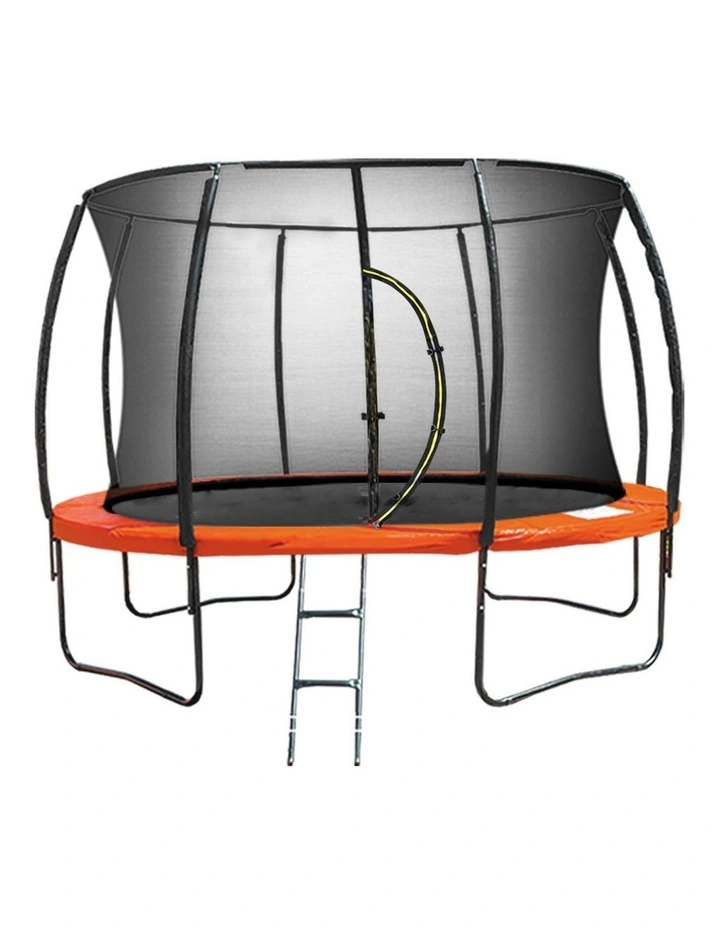 Kahuna 12 ft Trampoline Orange Blue image 1