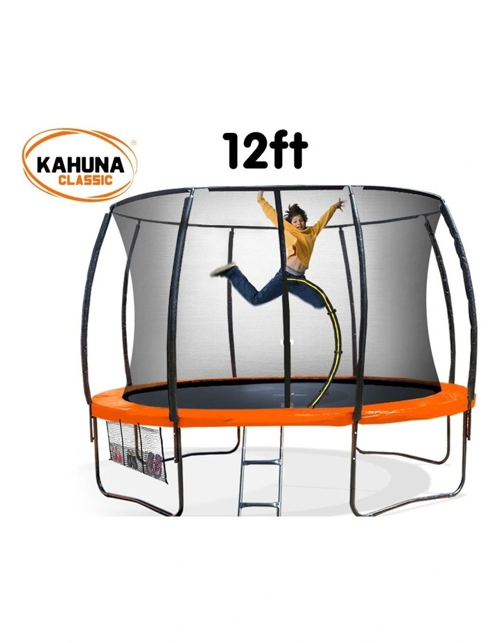 Kahuna 12 ft Trampoline Orange Blue image 4