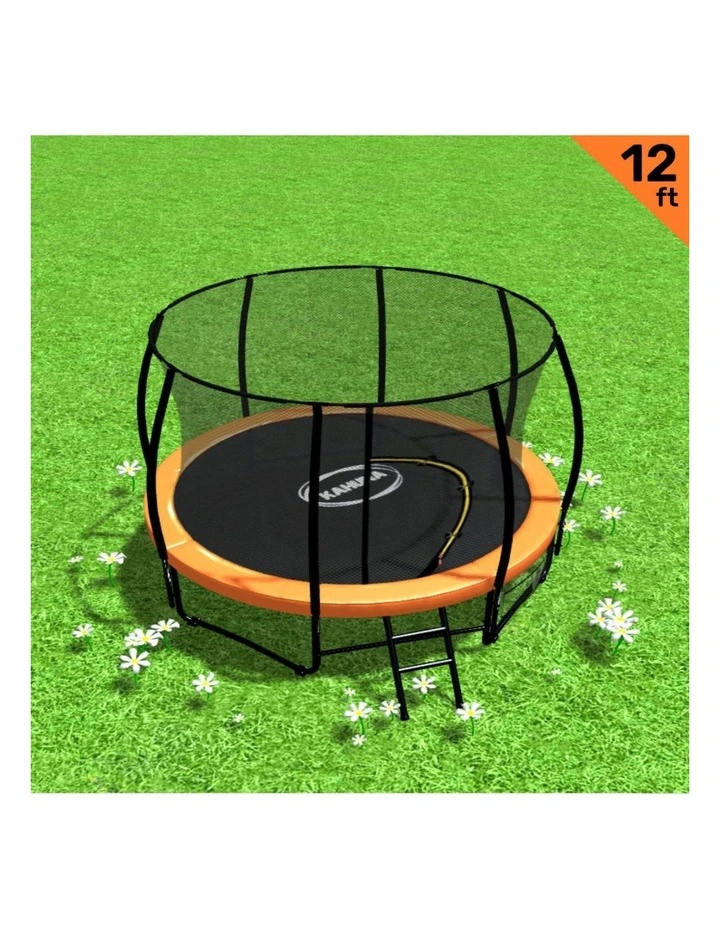 Kahuna Trampoline 12 ft Round Outdoor Kids with Safety Enclosure Net image 4