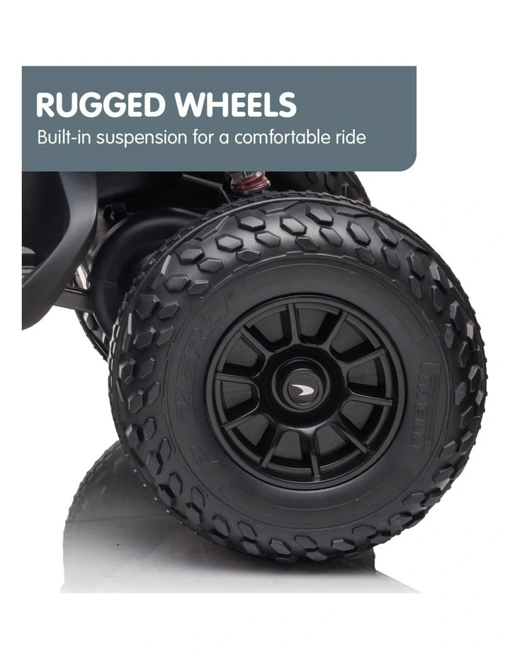 Kahuna MCL35 McLaren Kids Toy Ride On Electric Quad Bike - Black image 2