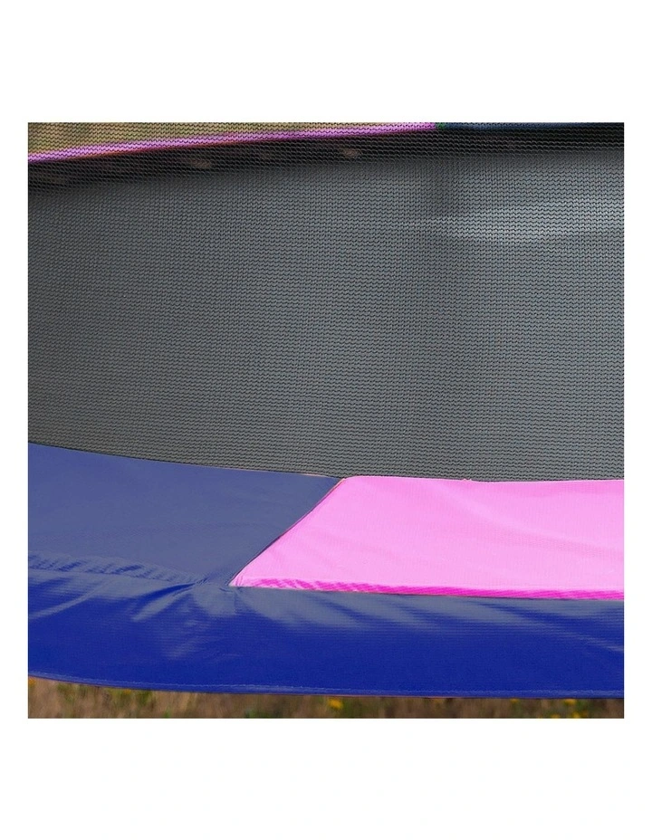Kahuna Trampoline 10 ft with Basketball Set - Rainbow image 7