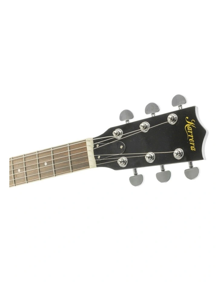 Karrera 6-String Resonator Banjo - Black image 6