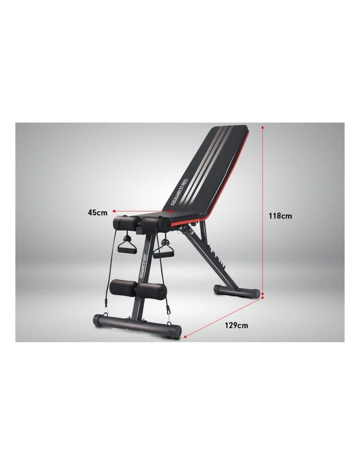 Powertrain Adjustable Incline Decline Exercise Bench image 3