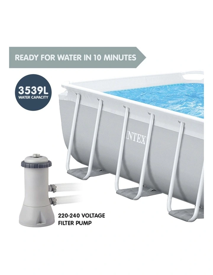 Intex 26784AU Above Ground Swimming Pool Rectangular 3.00m x 1.75m image 4