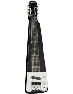 29in 6-String Lap Steel Hawaiian Guitar in Black