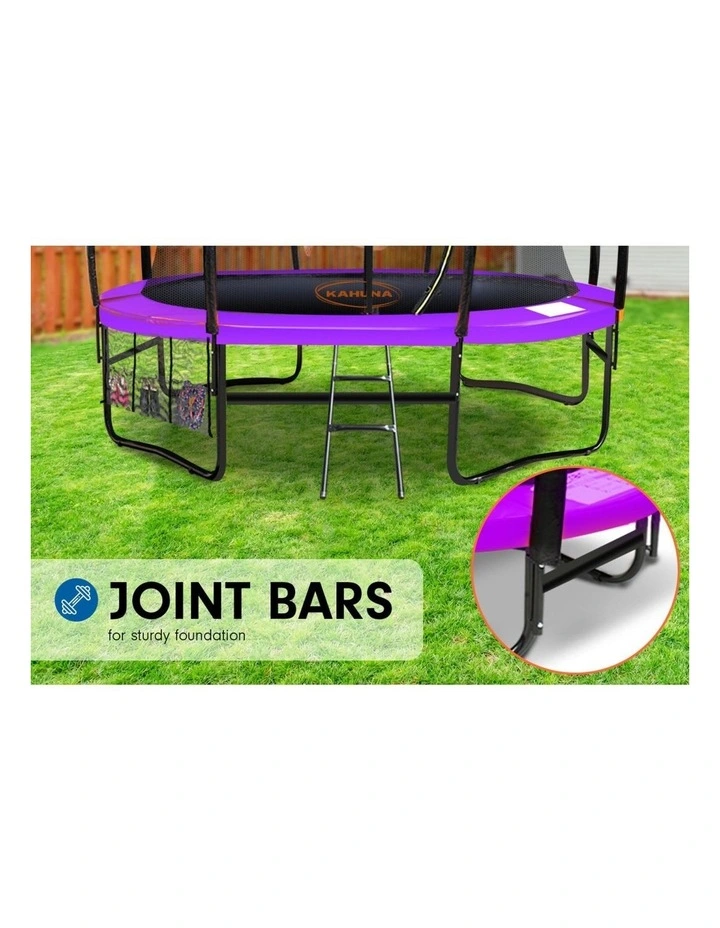 Kahuna Classic 6 ft Trampoline with Basketball Set - Purple image 6