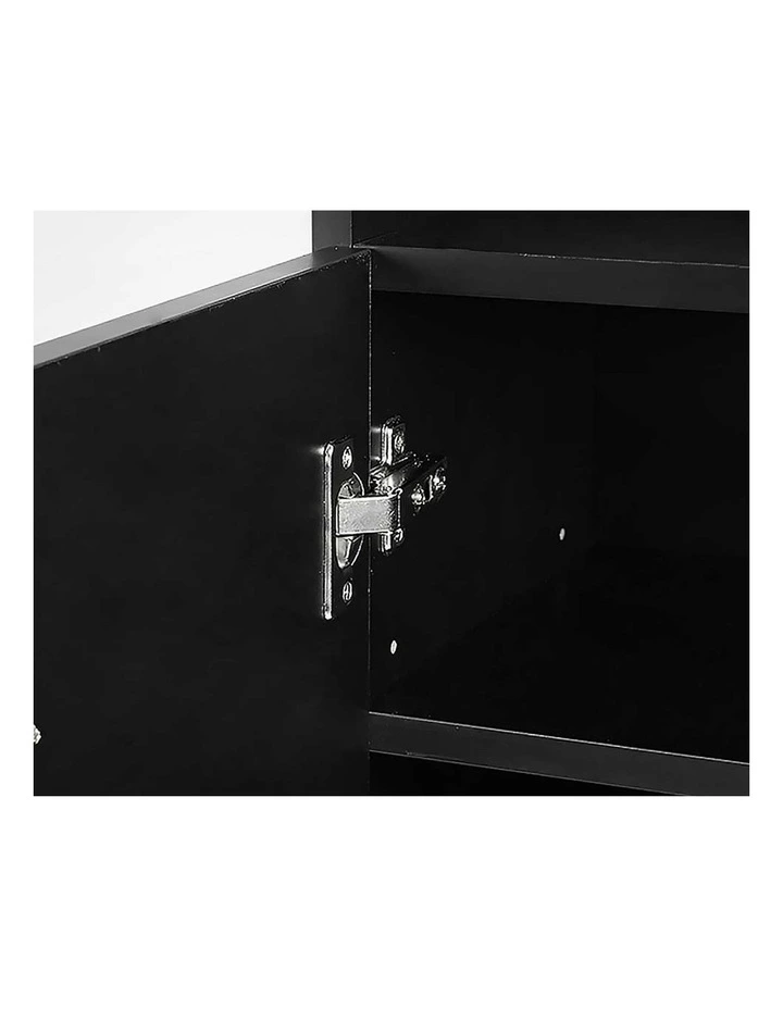 Sarantino 21 Pairs Shoe Cabinet Rack Storage Organiser 80 x 30 x 90cm in Black image 3