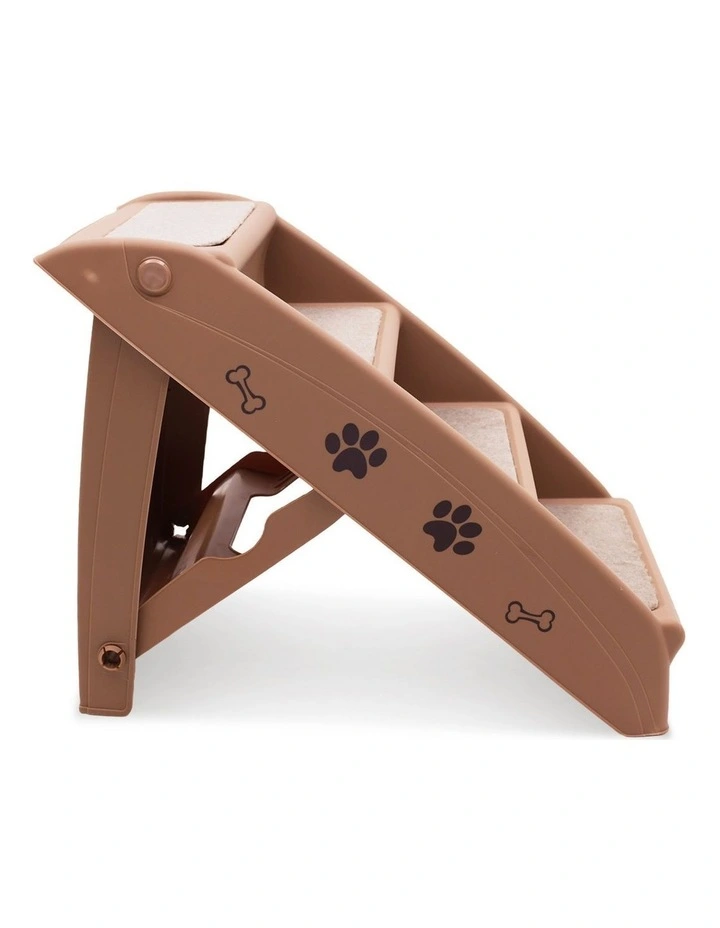 Furtastic Foldable Pet Stairs 50cm Dog Ladder Cat Ramp with Non-Slip Mat for Indoor Outdoor image 2