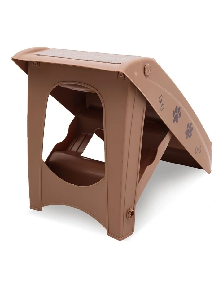 Furtastic Foldable Pet Stairs 50cm Dog Ladder Cat Ramp with Non-Slip Mat for Indoor Outdoor image 4