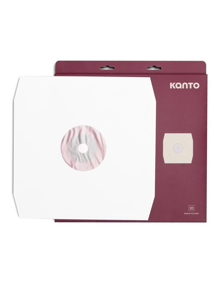 Kanto TT-IS20 Poly-Lined Paper Inner Sleeves for 12 Vinyl Records 20 Pack image 2