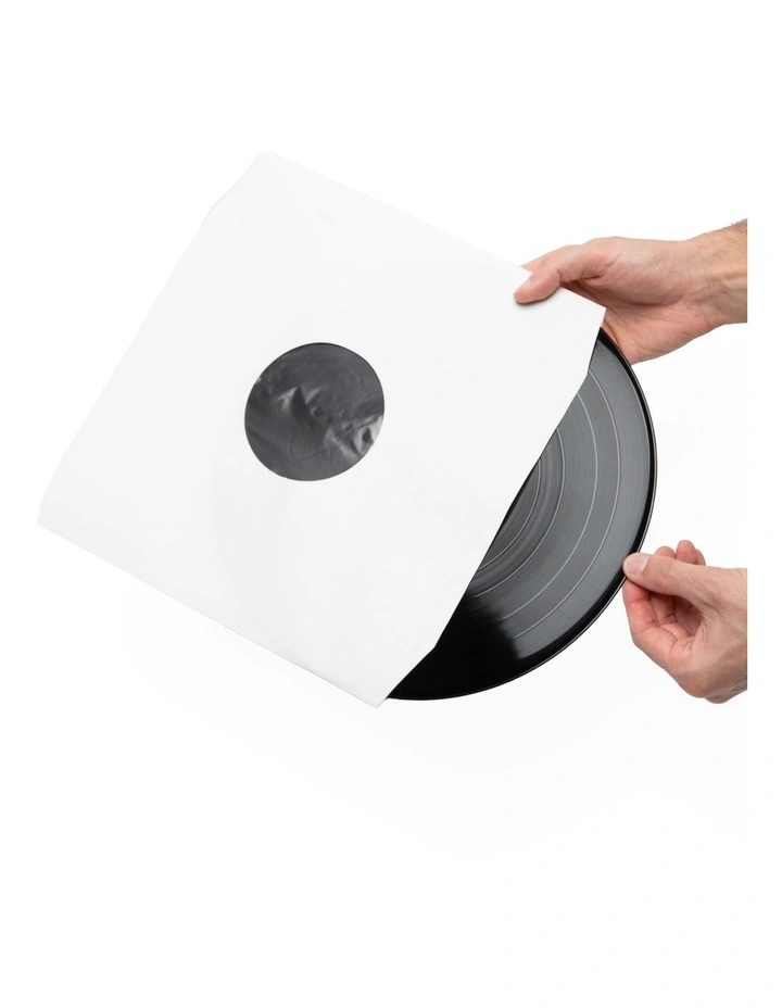 Kanto TT-IS20 Poly-Lined Paper Inner Sleeves for 12 Vinyl Records 20 Pack image 3