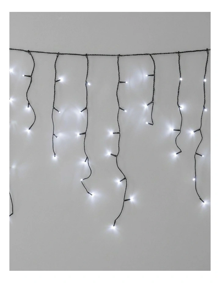 240 LED Icicle Light - Warm White image 1
