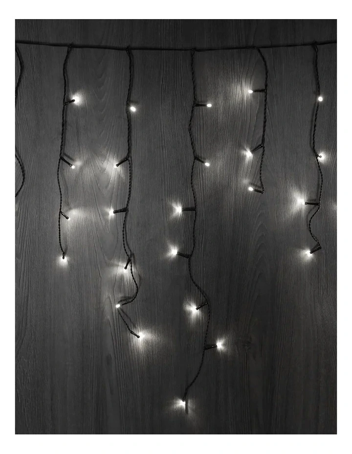 240 LED Icicle Light - Warm White image 2