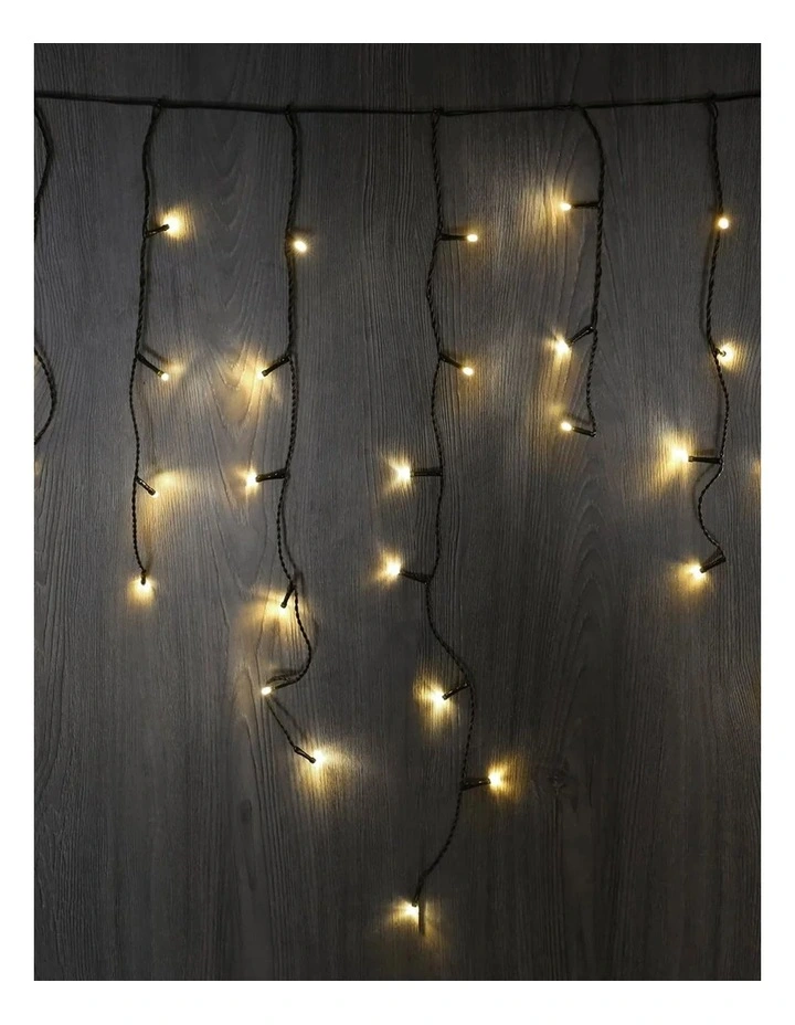 240 LED Icicle Light - Warm White image 3