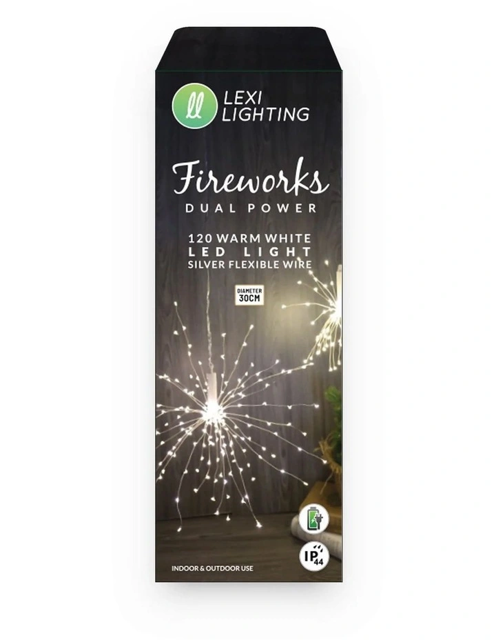 Dual Power Firework Hanging Light -120/200 LED image 2