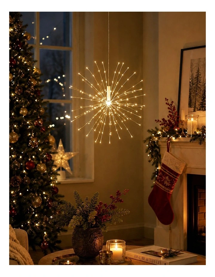 Dual Power Firework Hanging Light -120/200 LED image 3