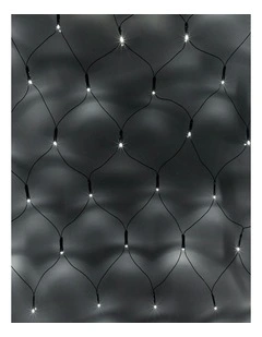 Dual Power 160 LED Connectable Net Light - White
