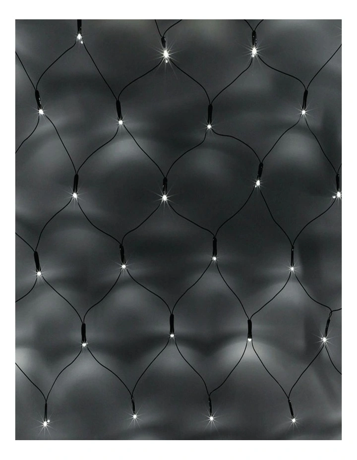 Dual Power 160 LED Connectable Net Light - White image 1