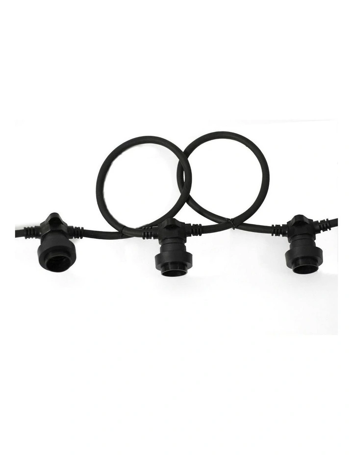 Outdoor Festoon Belt String Light - Black image 1
