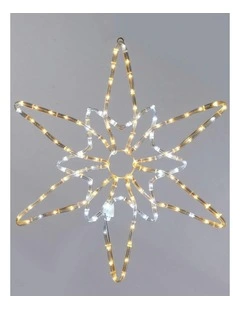 LED Northern Star Rope Light Silhouette - Warm White White