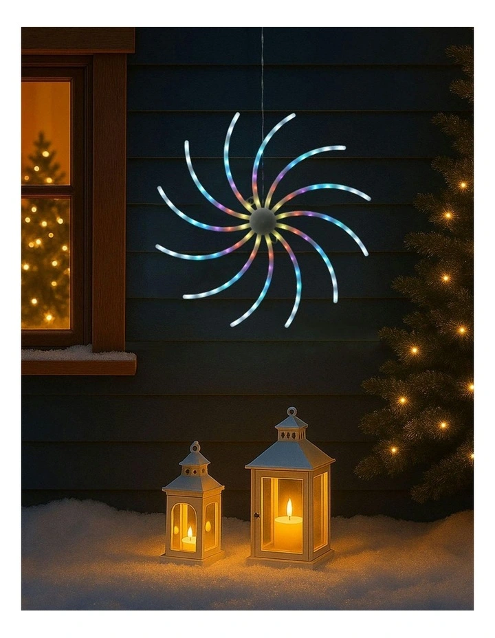 58Cm RGB Outdoor Spinner image 1