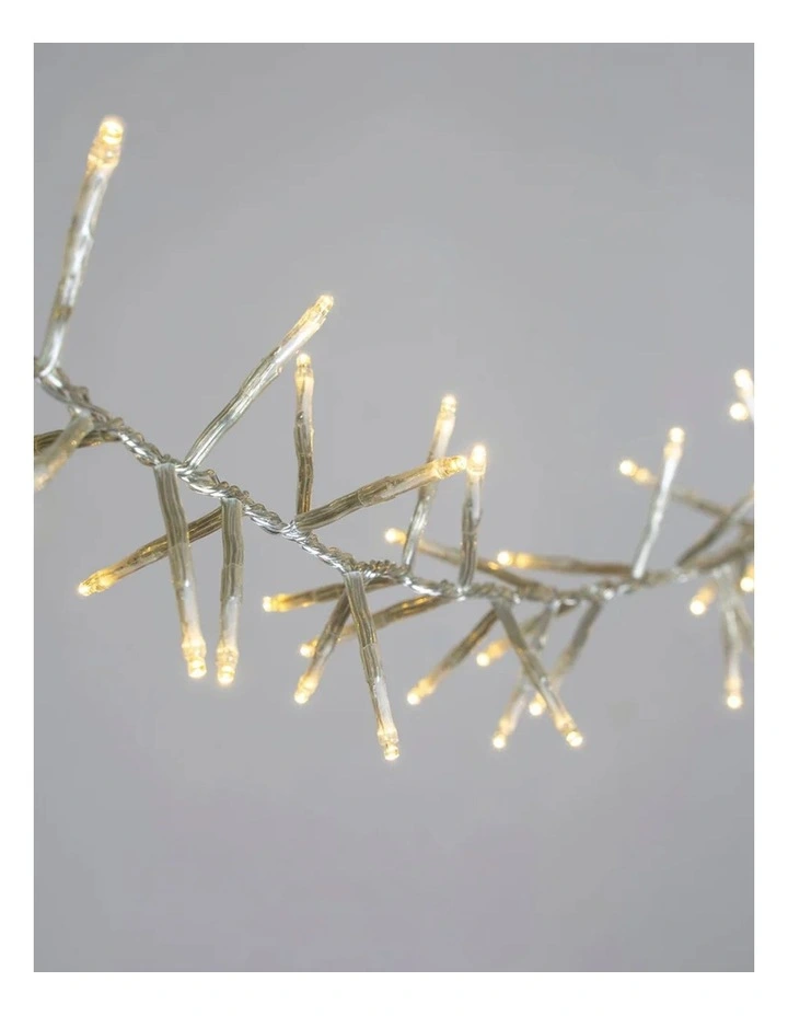 2000 LED Connectable Cluster String Light - Warm White image 1