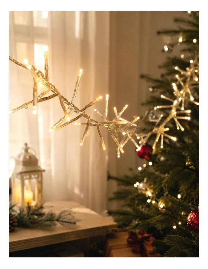2000 LED Connectable Cluster String Light - Warm White image 3
