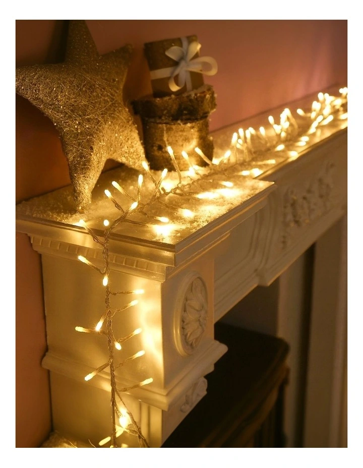 2000 LED Connectable Cluster String Light - Warm White image 6