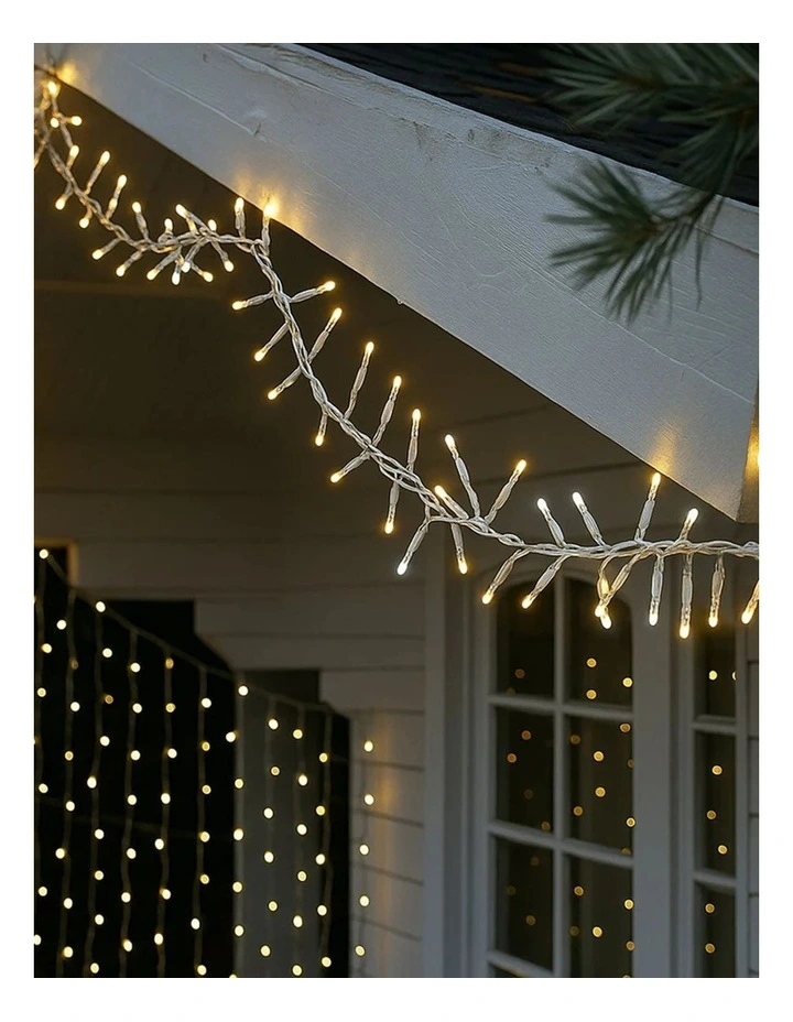 720 LED Cluster Light With Clear Cable - Warm White   White image 2