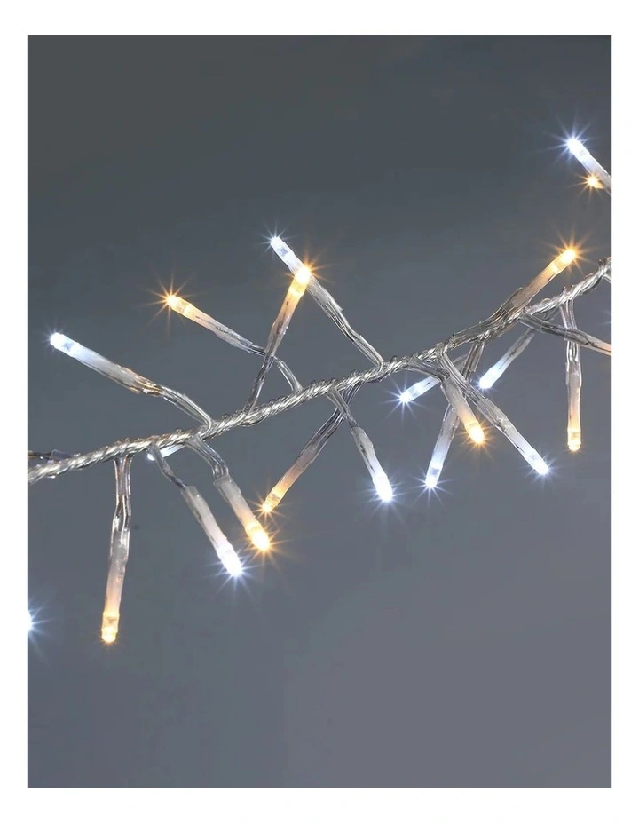 720 LED Cluster Light With Clear Cable - Warm White   White image 4