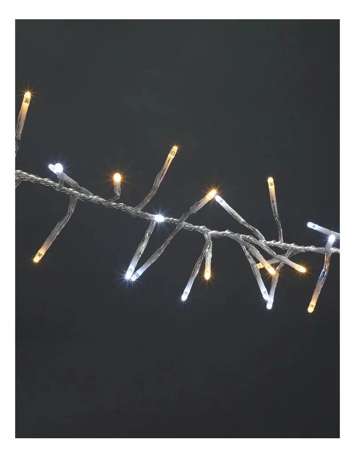 720 LED Cluster Light With Clear Cable - Warm White   White image 5