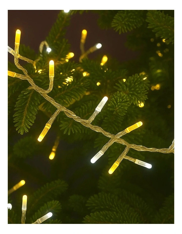 720 LED Cluster Light With Clear Cable - Warm White   White image 6
