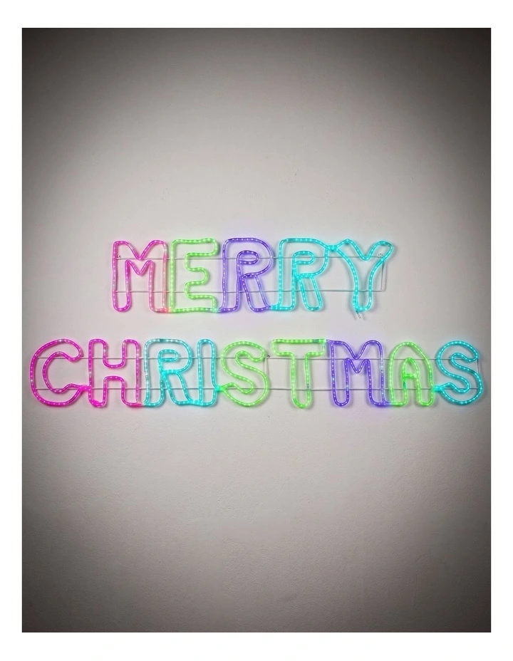 2.73m Merry Christmas Sign - Candy image 1