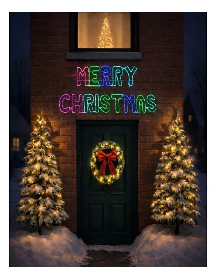 2.73m Merry Christmas Sign - Candy image 2
