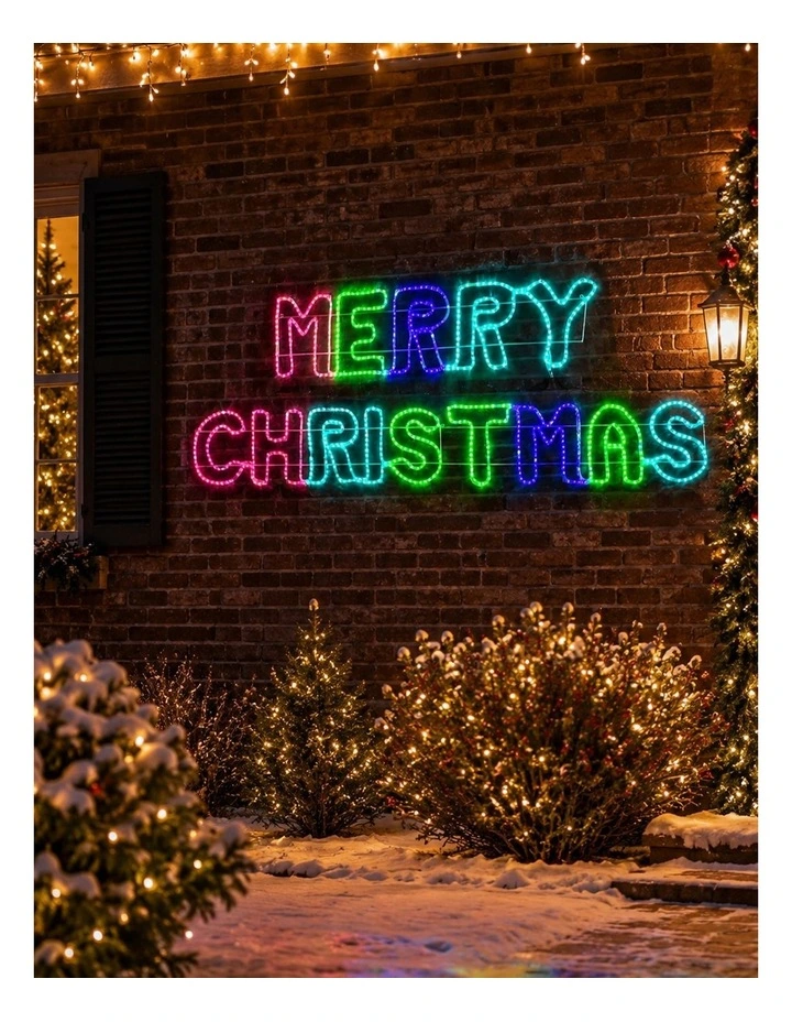 2.73m Merry Christmas Sign - Candy image 3