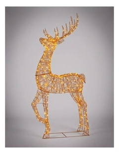 90x200cm Outdoor Light Up Reindeer