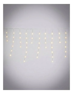 600LED Snowing Icicle Lights Warm White