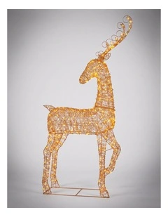 90x200cm Outdoor Light Up Reindeer